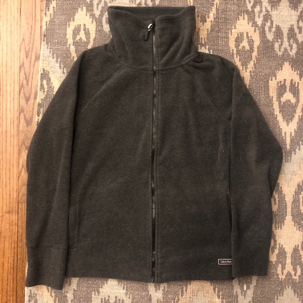 Calvin Klein Women’s Fleece Zip-Up Jacket